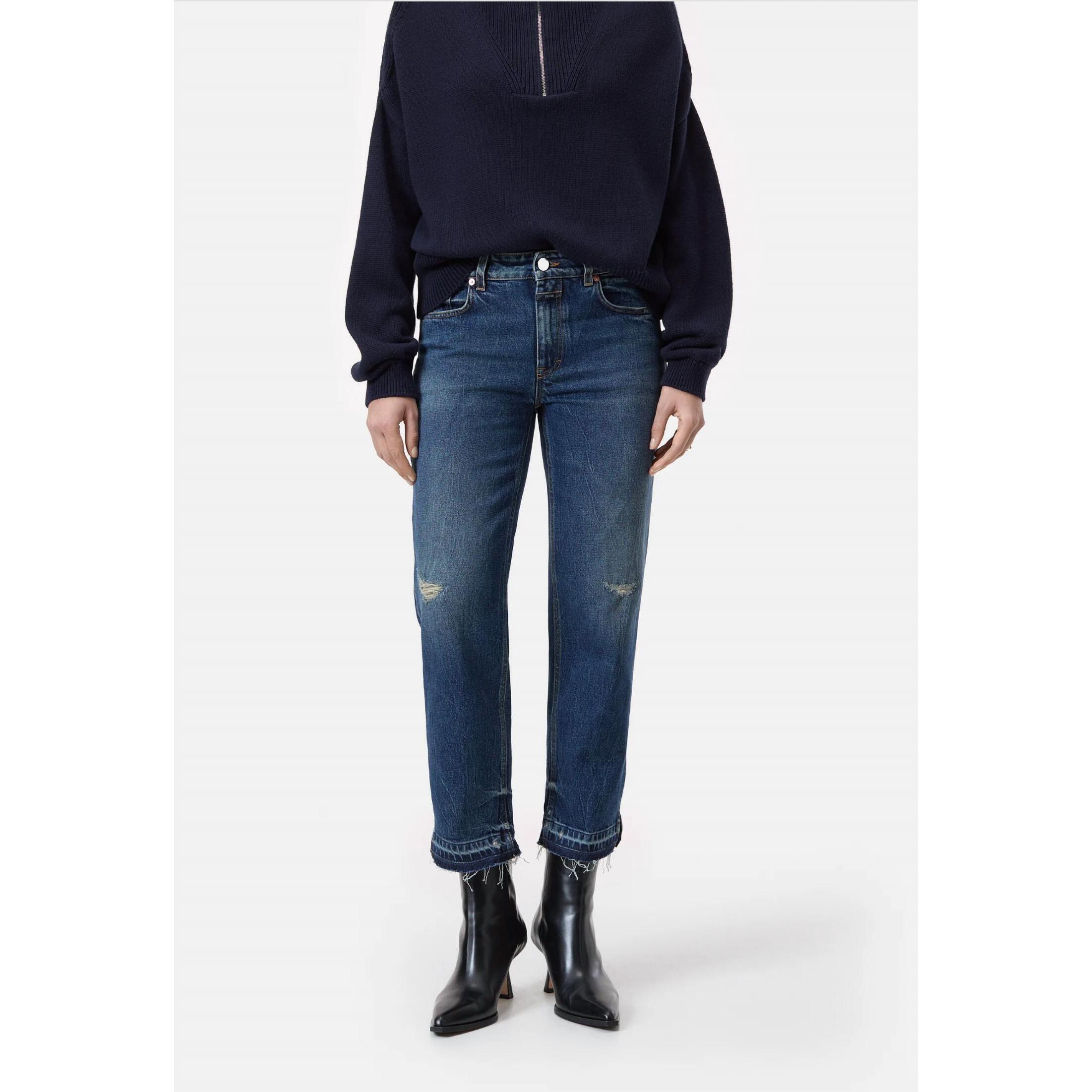New Closed Women's Milo Jeans In Dark Blue